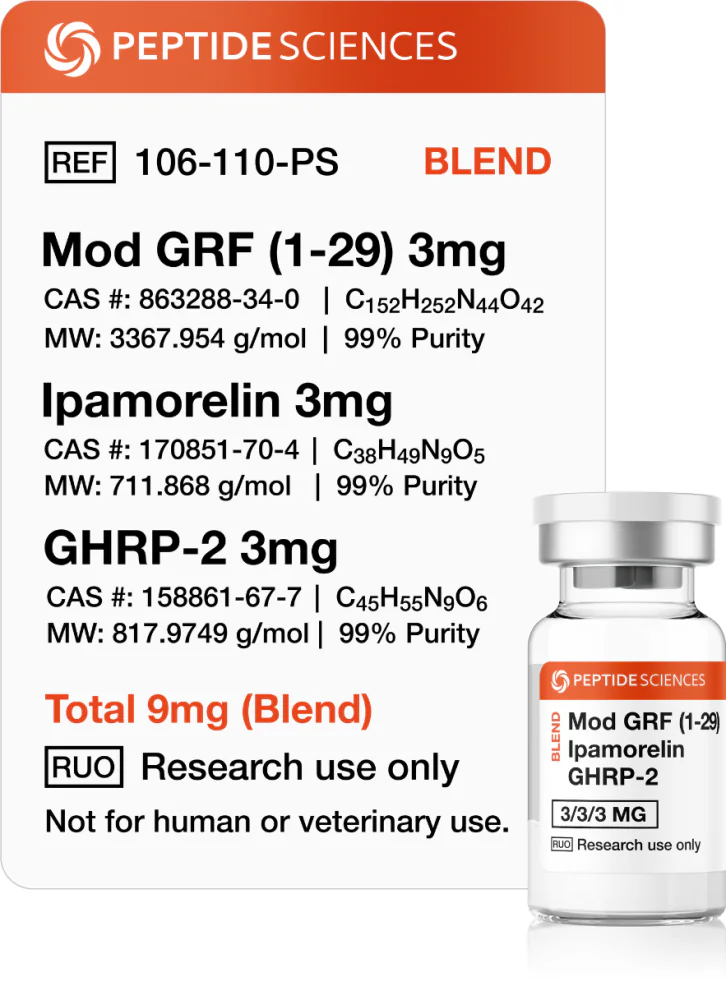 mod_grf_ipamorelin_ghrp-2_peptide_blend.webp Mod GRF, Ipamorelin, GHRP-2 (Blend) - Image 1