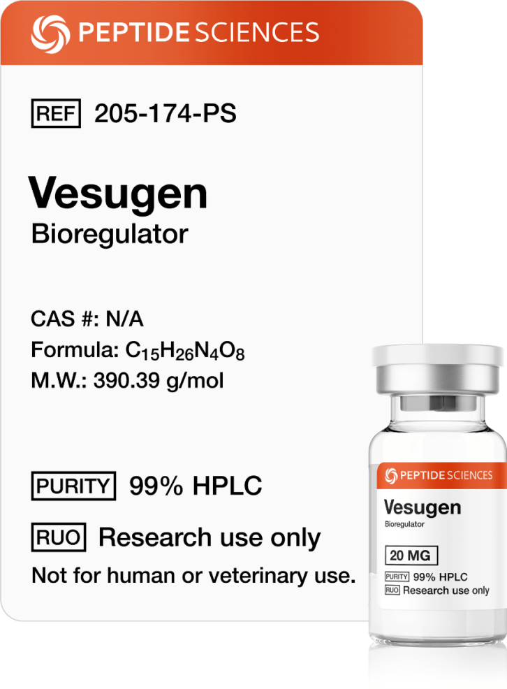 vesugen_peptide.png Vesugen 20mg (Bioregulator) - Image 1