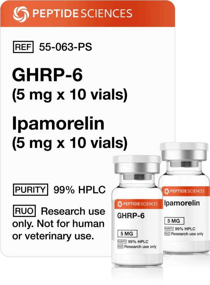 x260115102053183.webp GHRP-6 (5mg x 10) Ipamorelin (5mg x 10) - Image 1